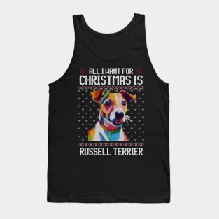 All I Want for Christmas is Jack Russell Terrier - Christmas Gift for Dog Lover Tank Top
